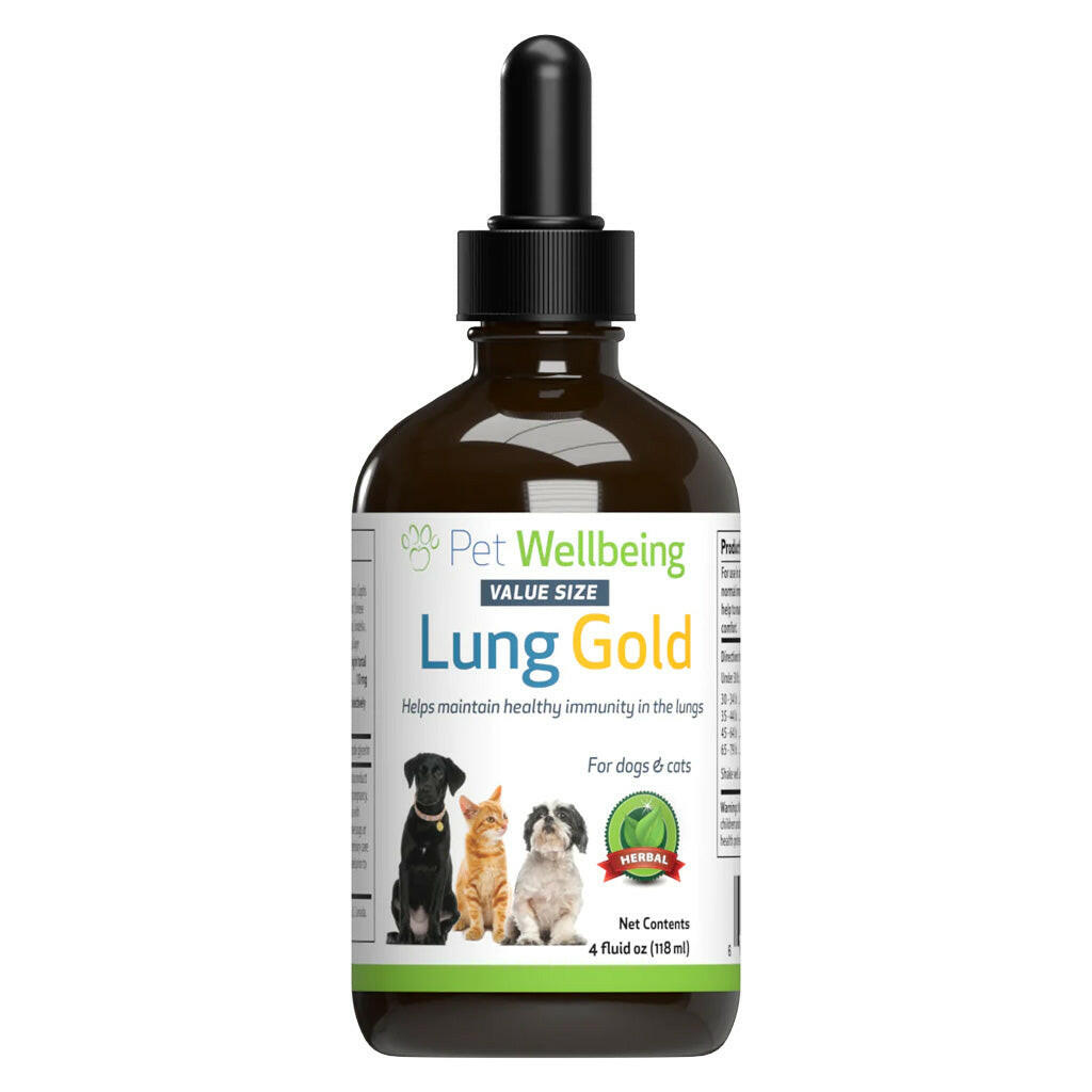 Pet Wellbeing Lung Gold for Cats