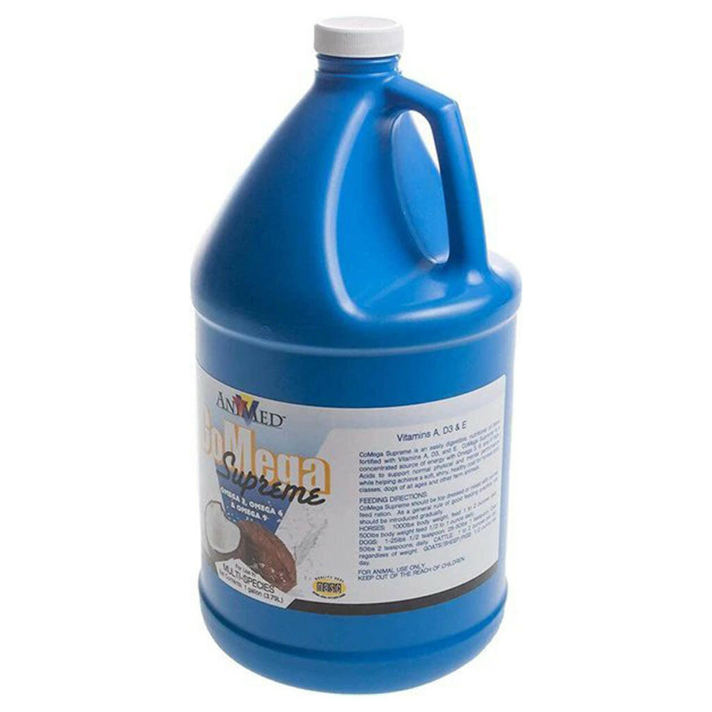 AniMed CoMega Supreme Coat Health Liquid Horse Supplement (1 gallon)