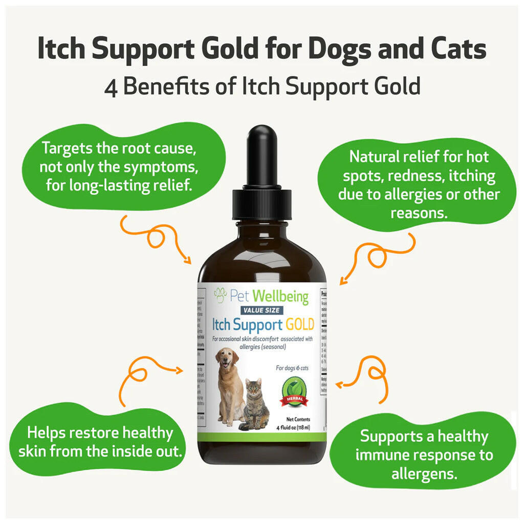 Itch Support Gold - For Allergy-Related Itch in Cats