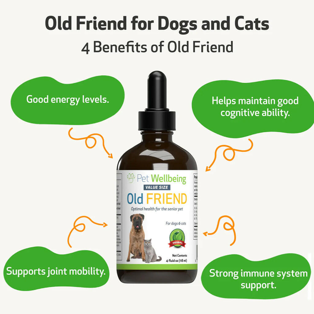 Pet Wellbeing Old Friend for Senior Cats