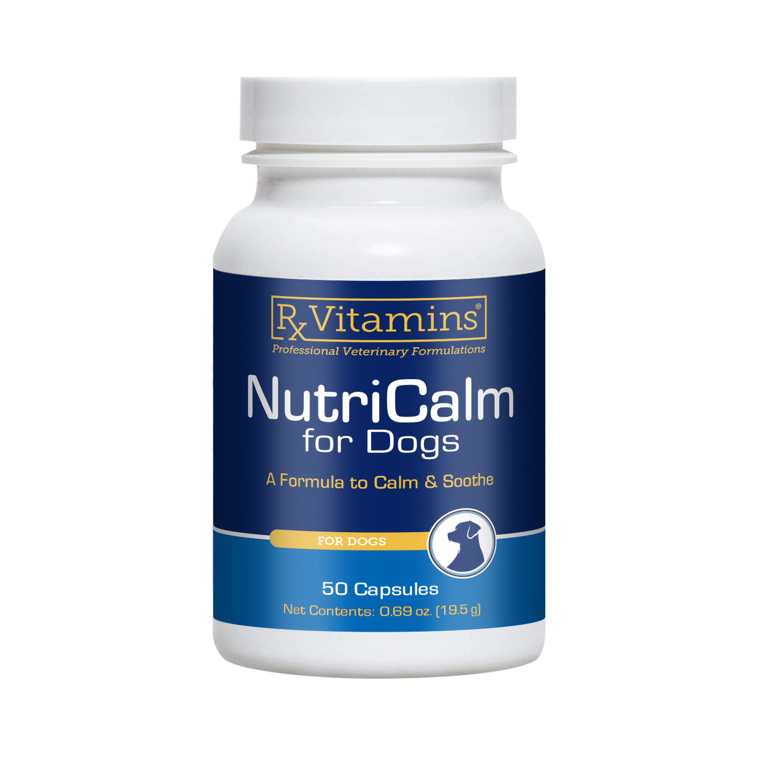 Rx Vitamins NutriCalm Supplement for Dogs (50 capsules)