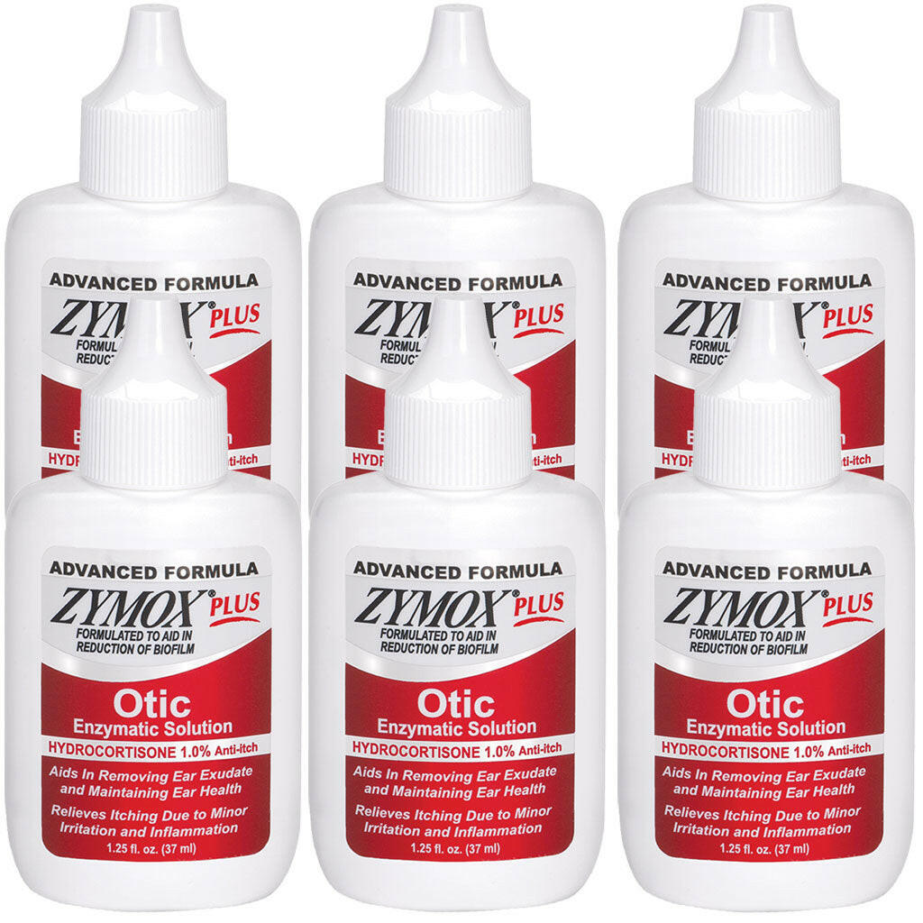 ZYMOX Plus Advanced Otic Enzymatic Solution With 1% Hydrocortisone (1.25 oz)