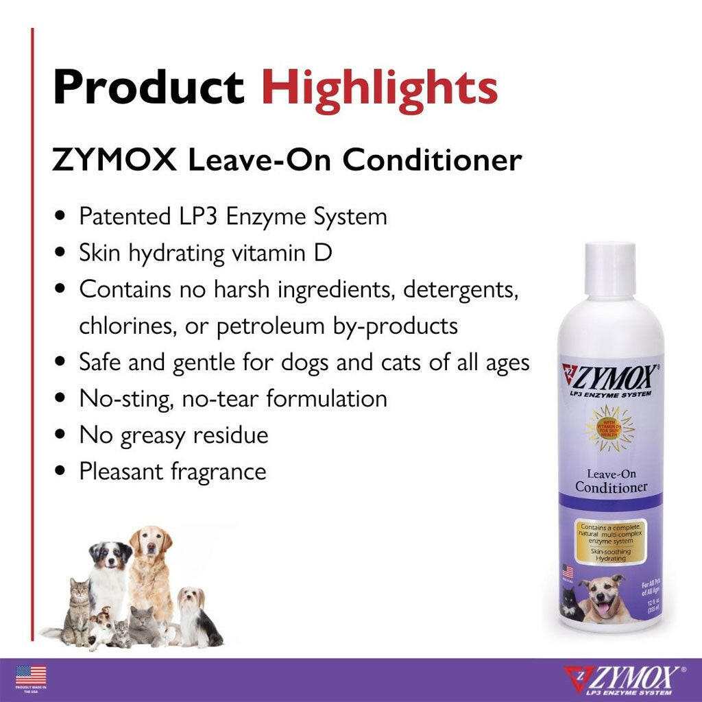 Zymox Enzymatic Dog & Cat Leave-on Conditioner
