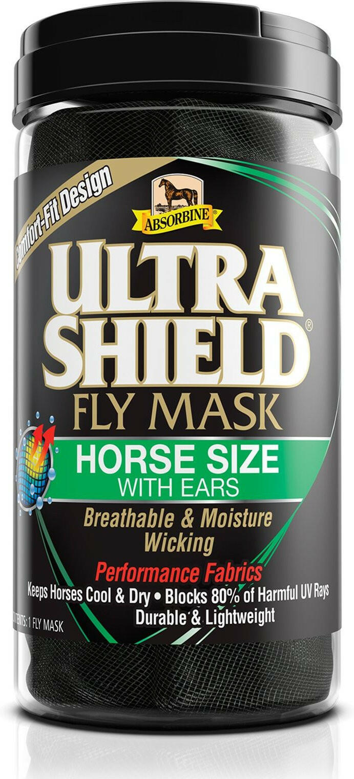 UltraShield Fly Mask with Ears for Horses