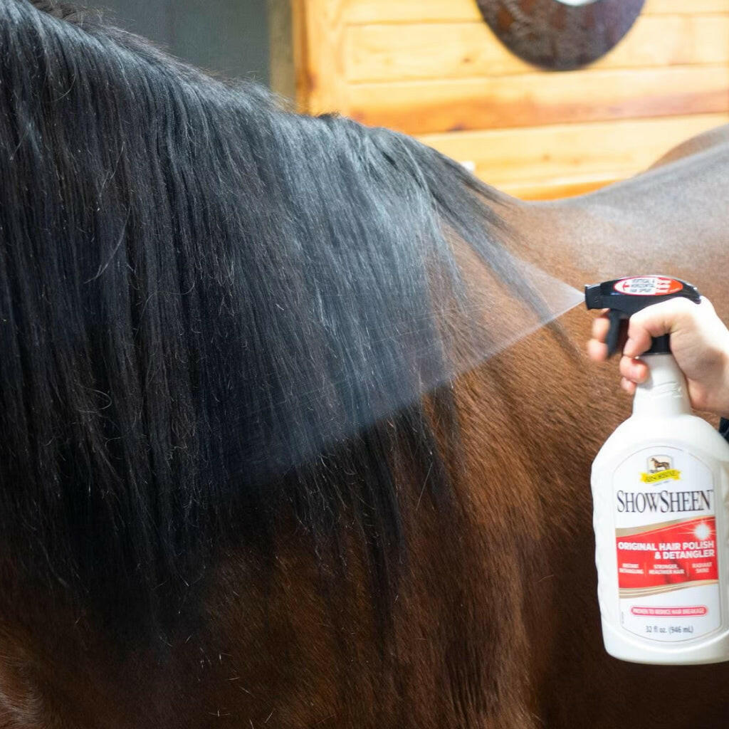 Absorbine Showsheen Hair Polish & Detangler Spray for Horses