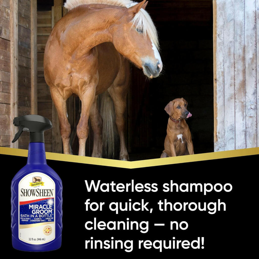 Absorbine Showsheen Miracle Groom Bathing Spray for Horses