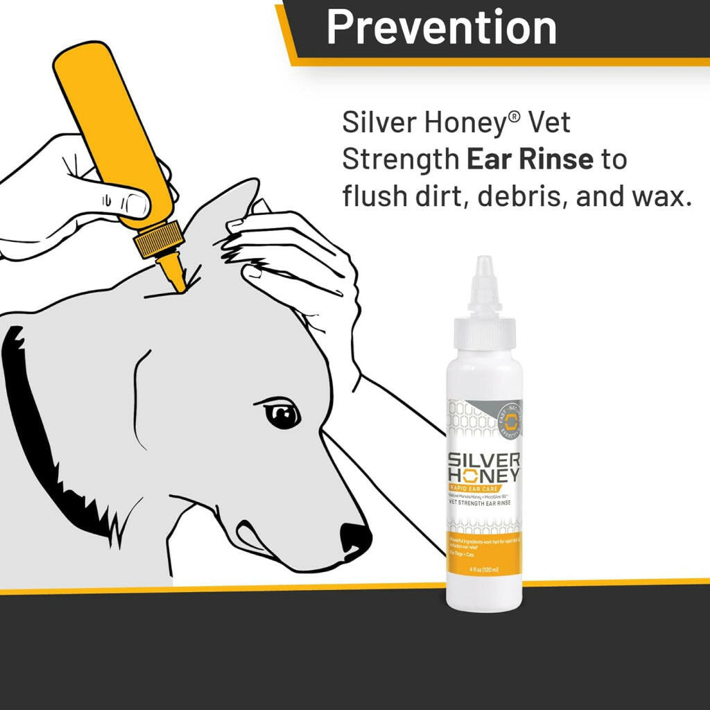 Silver Honey Rapid Ear Care Vet Strength Ear Rinse