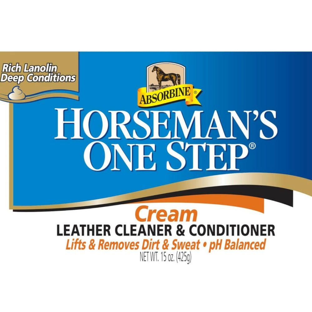 Absorbine Horseman's One Step Leather Cleaner & Conditioner Cream