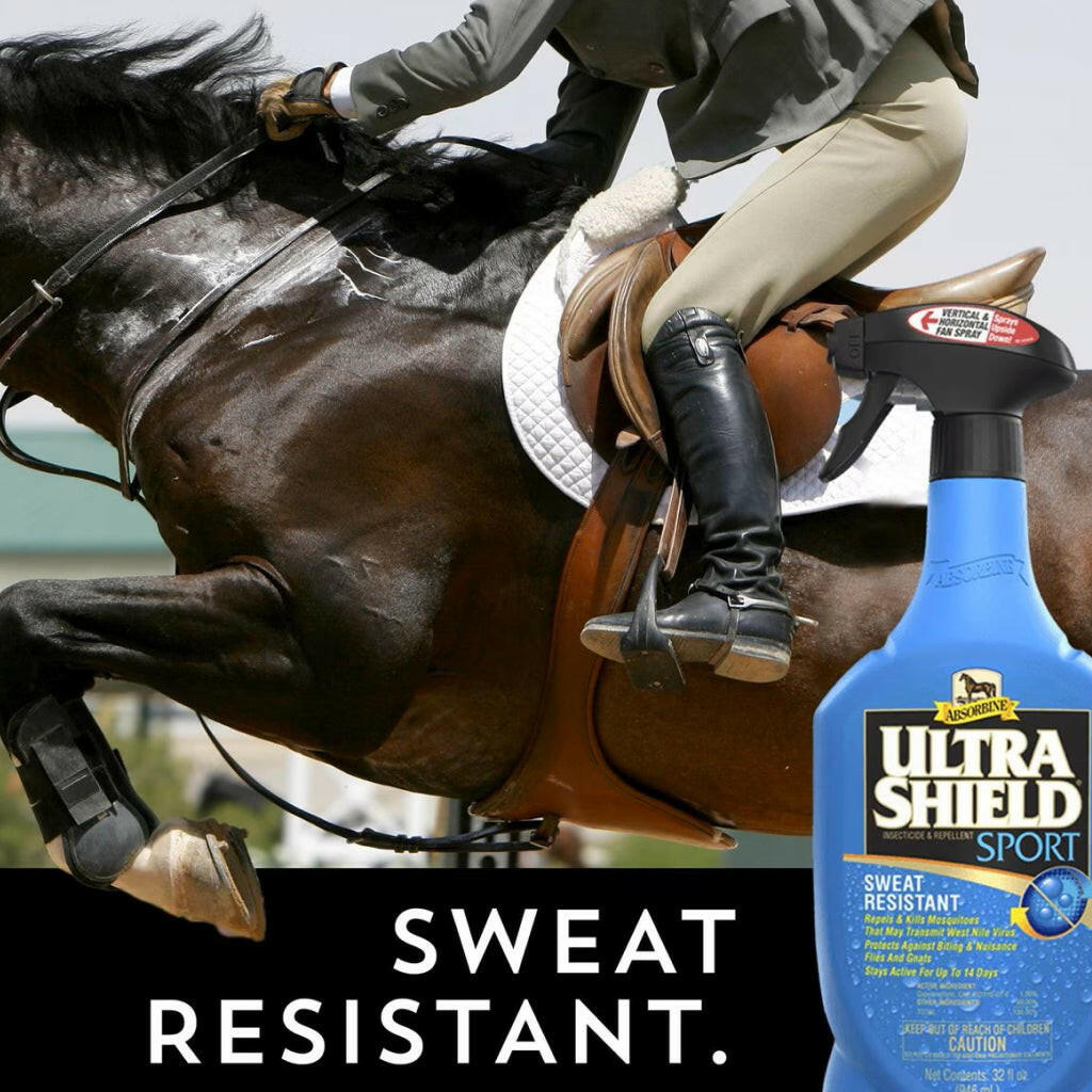 Absorbine Ultrashield Sport Sweat Resistant Insecticide & Repellent for Horses