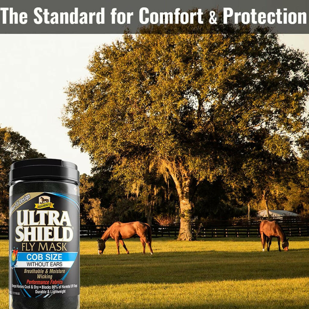 UltraShield Fly Mask Without Ears for Horses