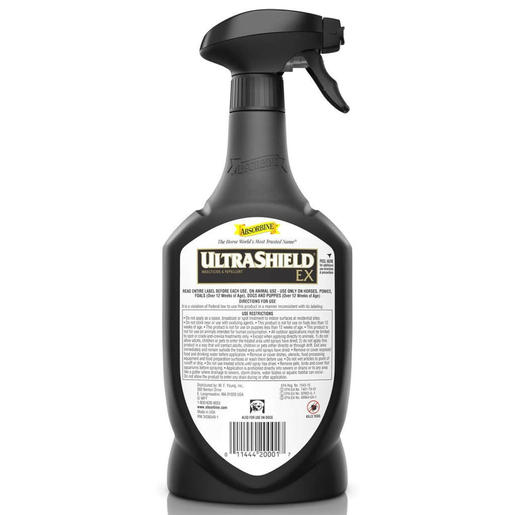 Absorbine Ultrashield EX Insecticide & Repellent Spray for Horses & Dogs