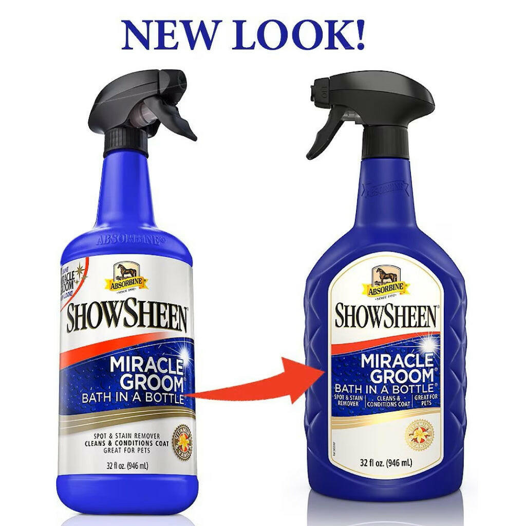 Absorbine Showsheen Miracle Groom Bathing Spray for Horses