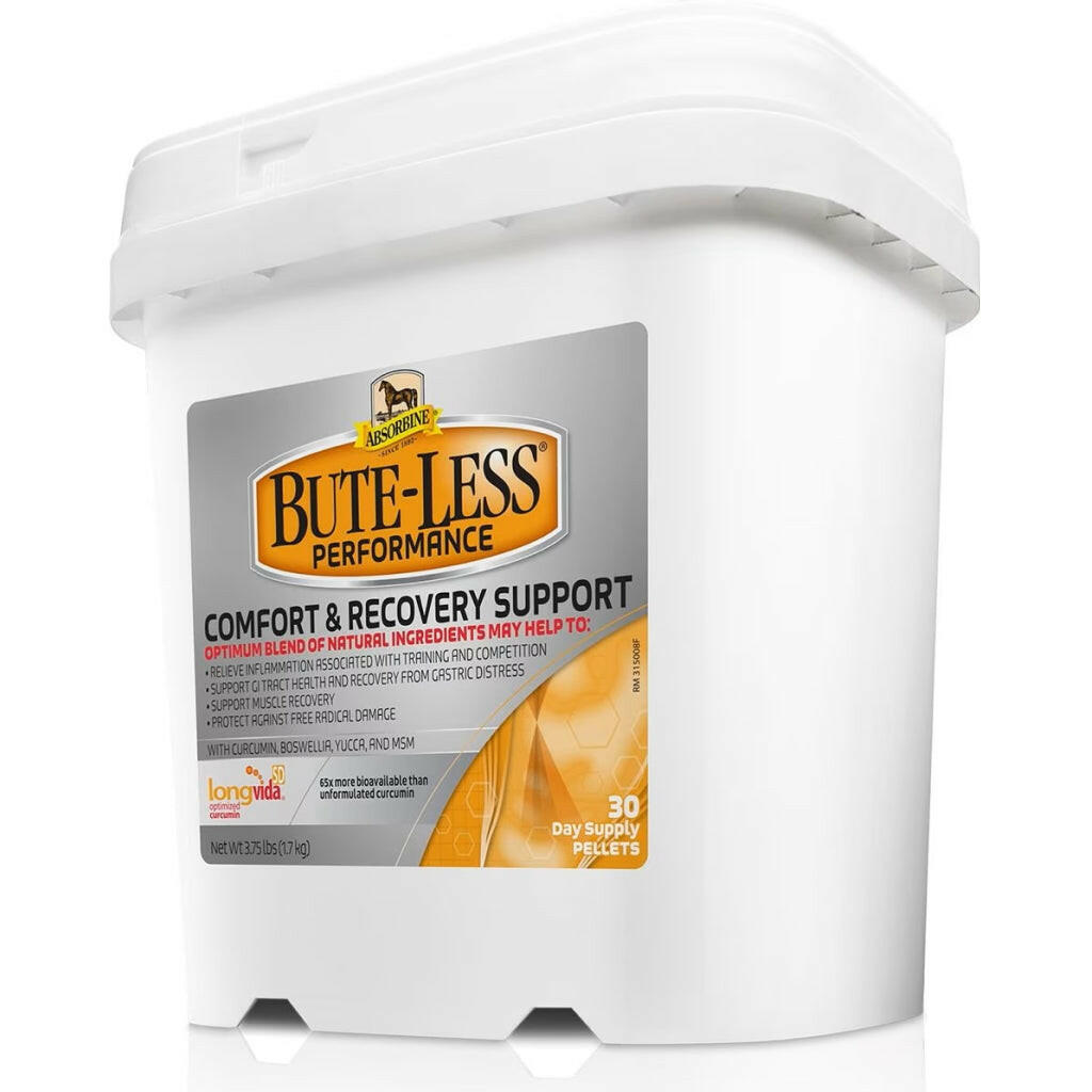 Absorbine Bute-Less Performance Comfort & Recovery Pellets for Horses (3.75 lbs)
