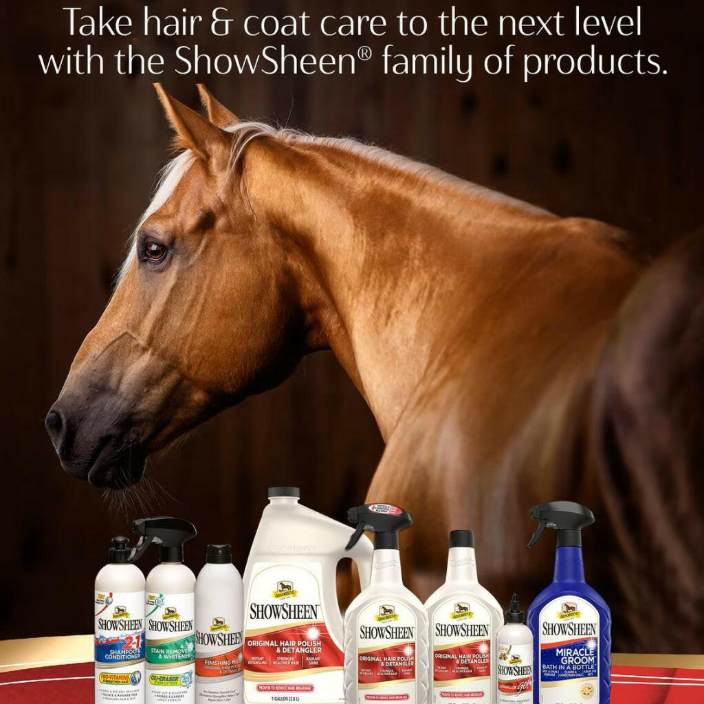 Absorbine Showsheen 2-in-1 Shampoo & Conditioner for Horses (20 oz)