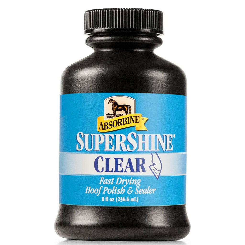 SuperShine Fast Drying Hoof Polish & Sealer Clear for Horses