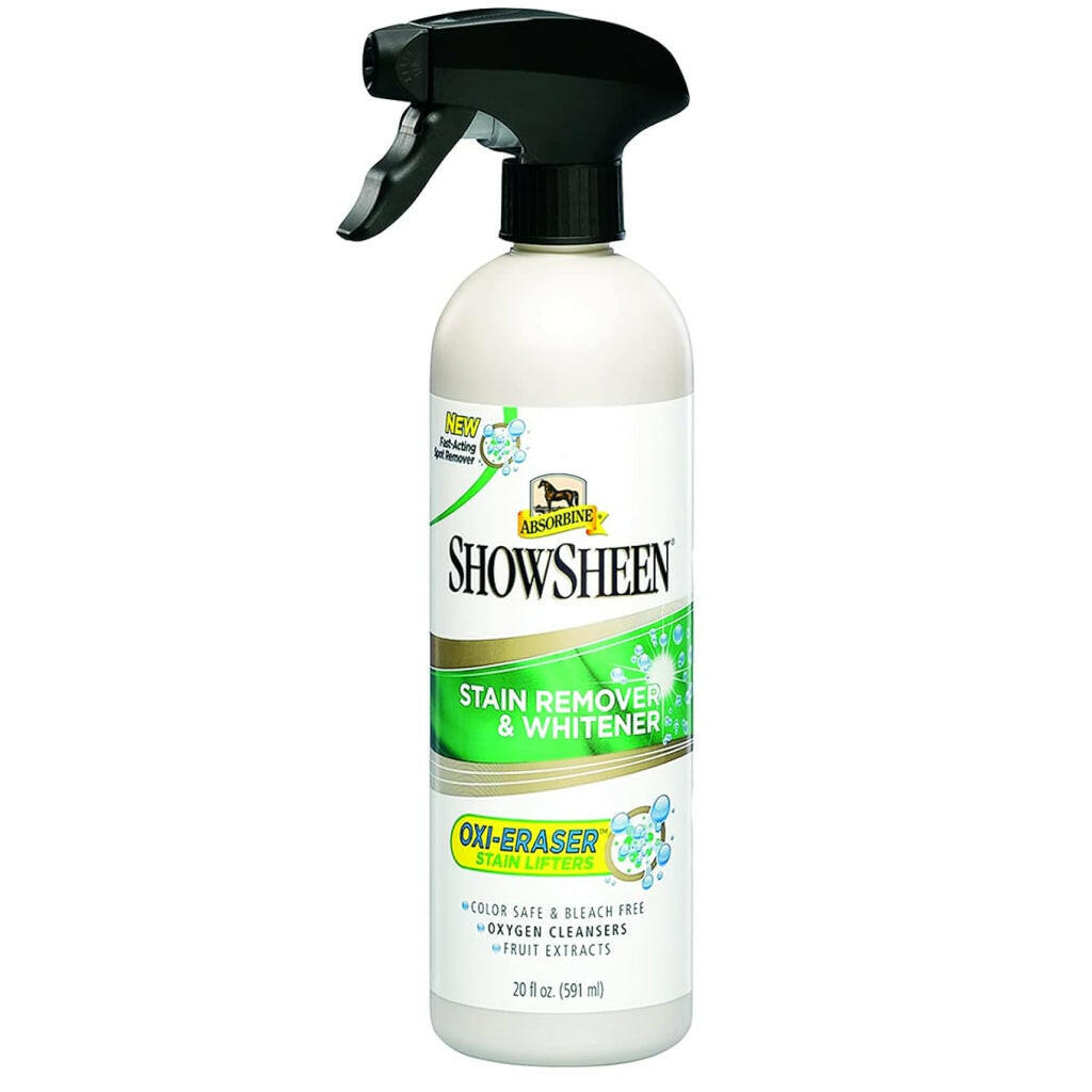 Absorbine Showsheen Stain Remover & Whitener Spray for Horses (20 oz)