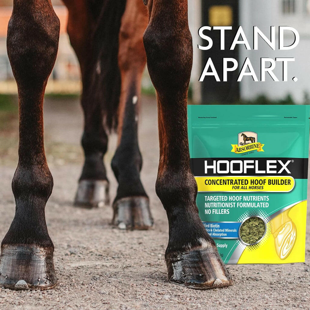 Absorbine Hooflex Concentrated Hoof Builder Pellet Supplement for Horses