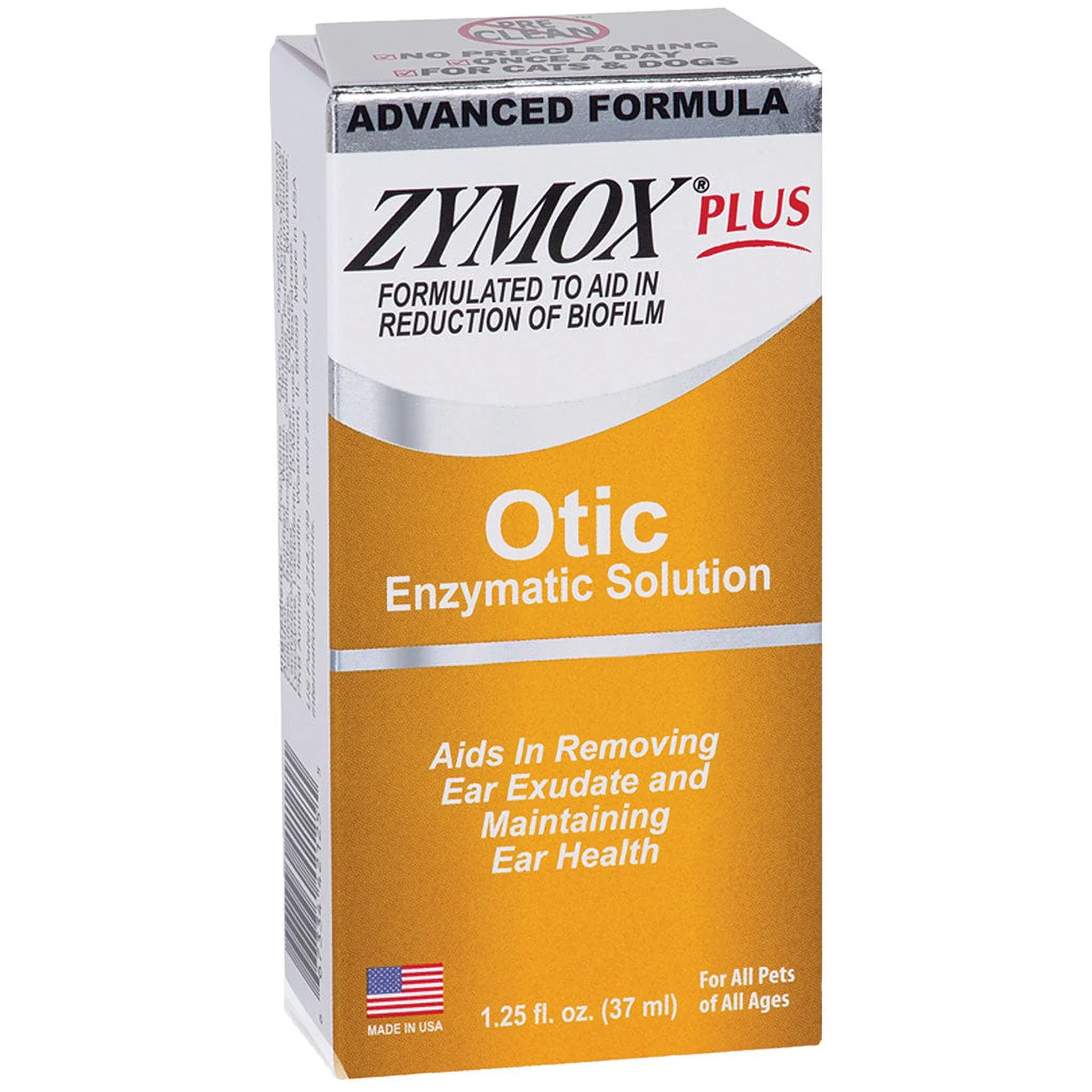 Zymox Plus Advanced Otic Ear Treatment without Hydrocortisone (1.25 oz)