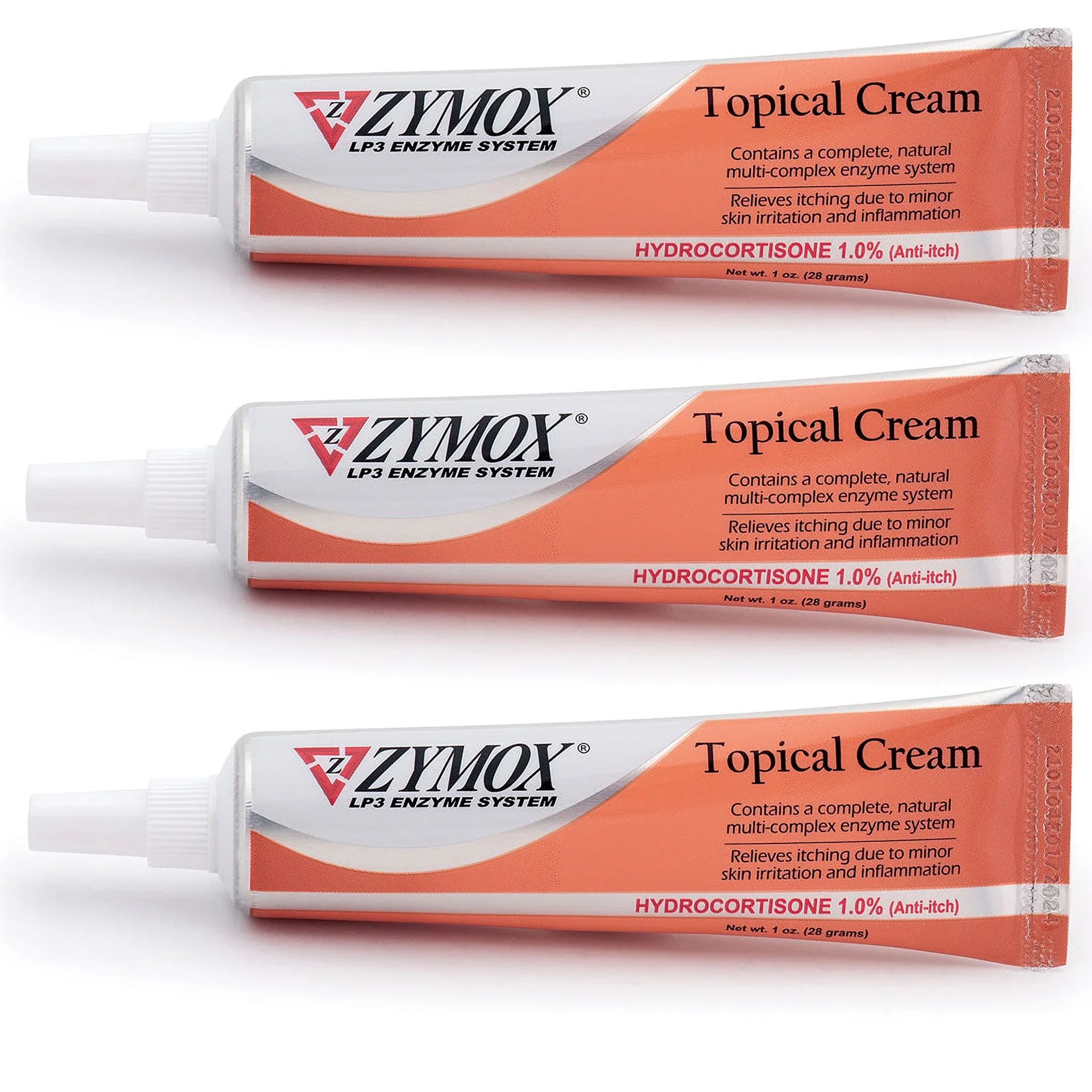 Zymox Veterinary Strength Topical Cream Hydrocortisone 1.0% for Dogs & Cats (1 oz)