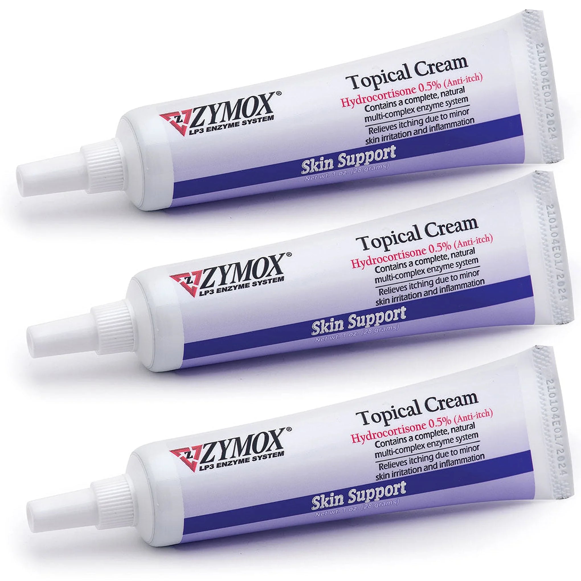 Zymox Topical Cream Hydrocortisone 0.5% for Dogs & Cats (1 oz)
