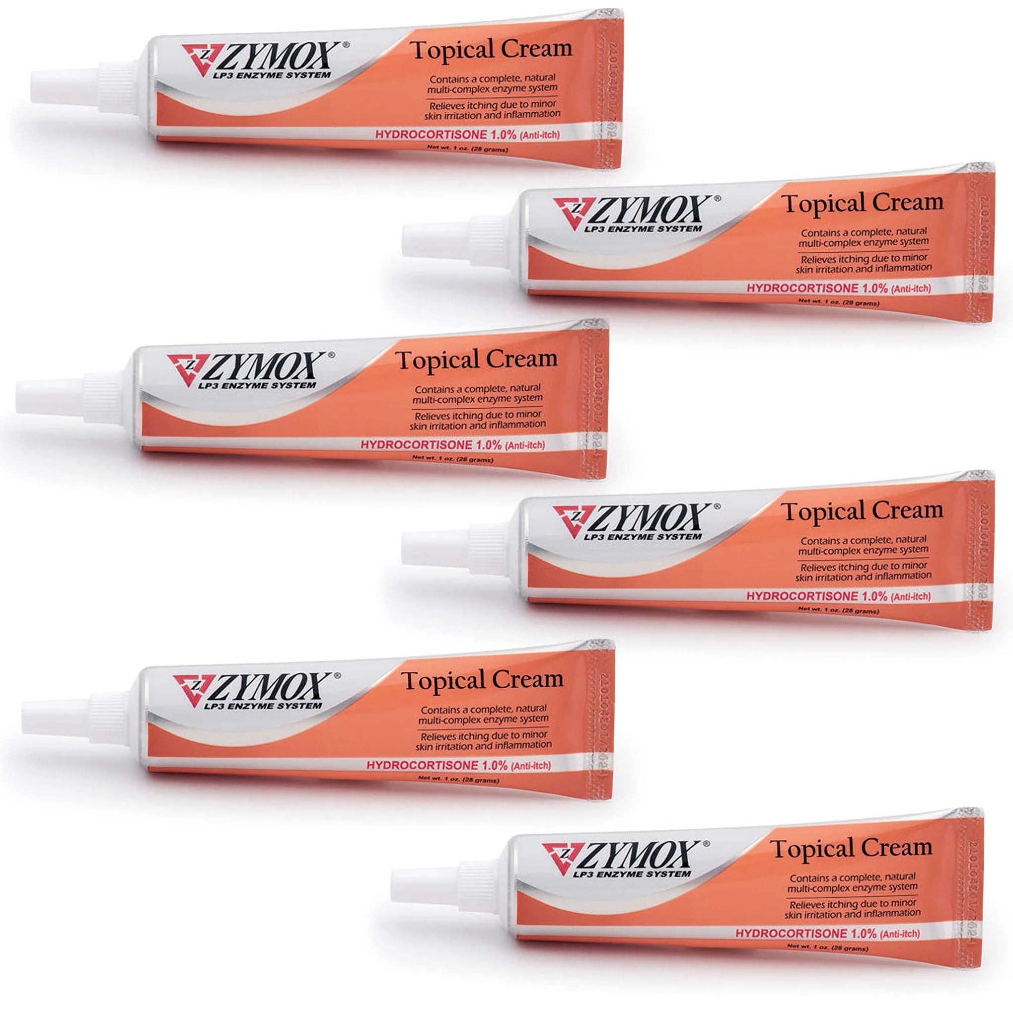 Zymox Veterinary Strength Topical Cream Hydrocortisone 1.0% for Dogs & Cats (1 oz)