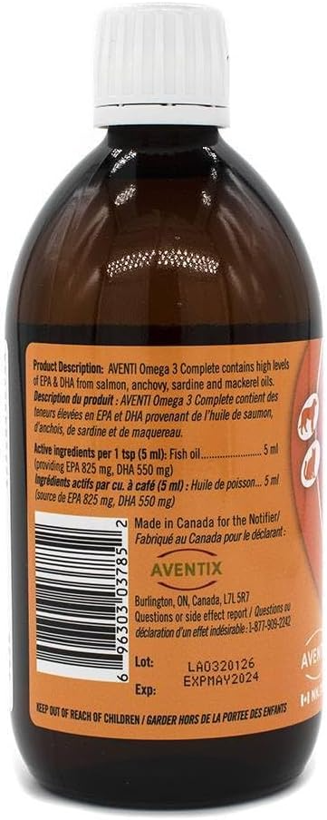 Aventi Omega 3 Complete for Dogs & Cats (500ml)