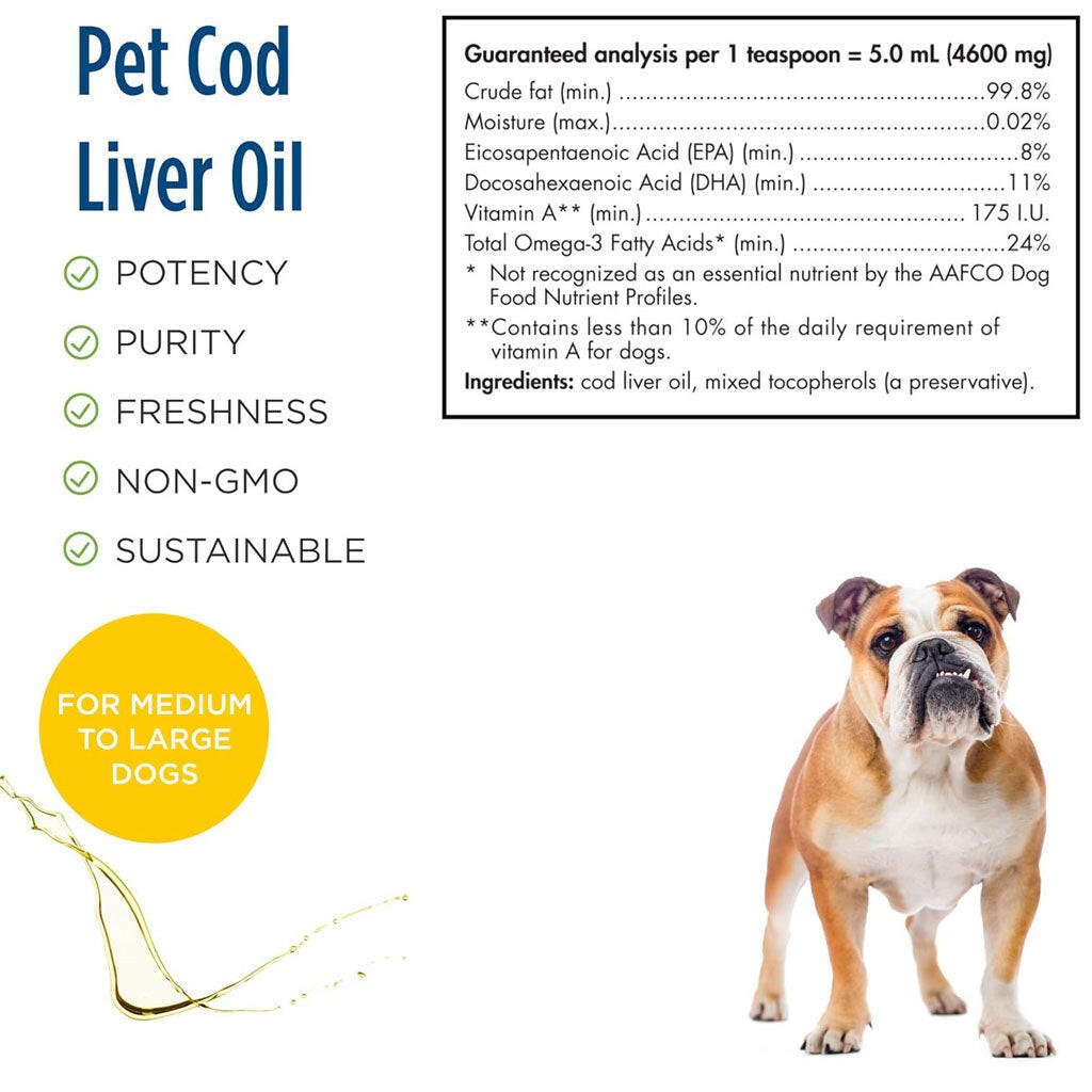Nordic Naturals Pet Cod Liver Oil Medium to Large Breed Dogs