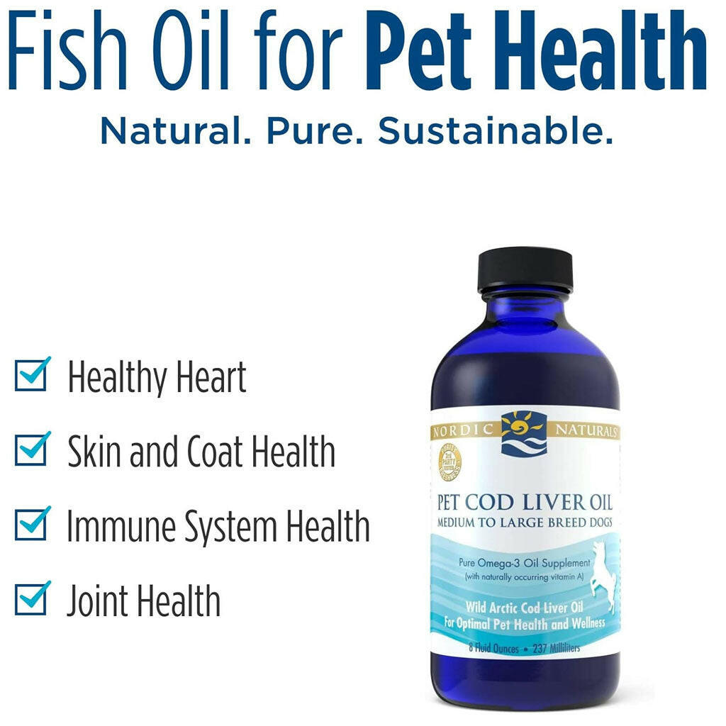 Nordic Naturals Pet Cod Liver Oil Medium to Large Breed Dogs