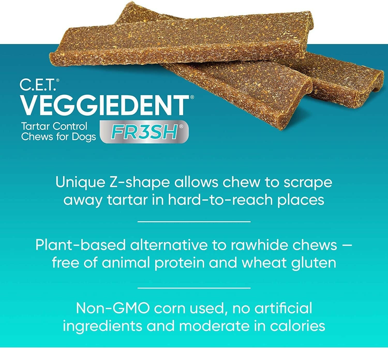 C.E.T. VeggieDent Fr3sh for Small Dogs