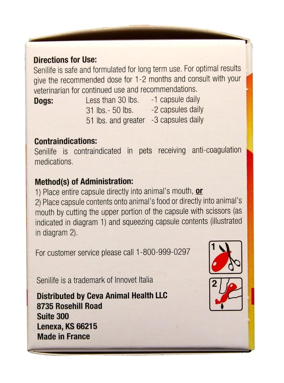 Senilife for Elderly Dogs - Cognitive Support & Brain Health Supplement
