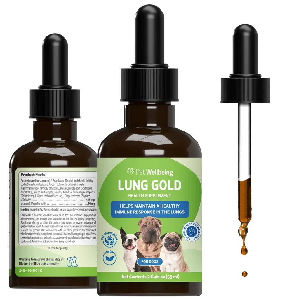 Lung Gold - Lower Respiratory Tract Support for Dogs (2 oz)