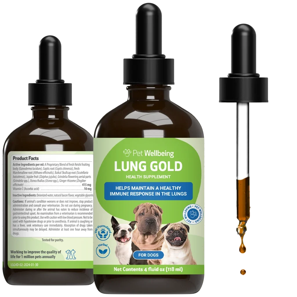 Lung Gold - Lower Respiratory Tract Support for Dogs (2 oz)