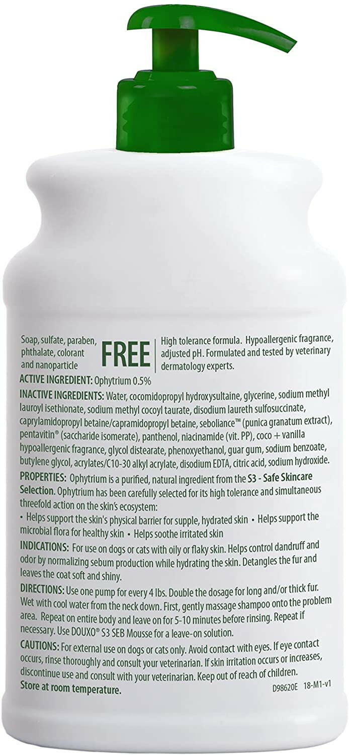 Douxo S3 SEB Odor-Control & Seboregulating Shampoo