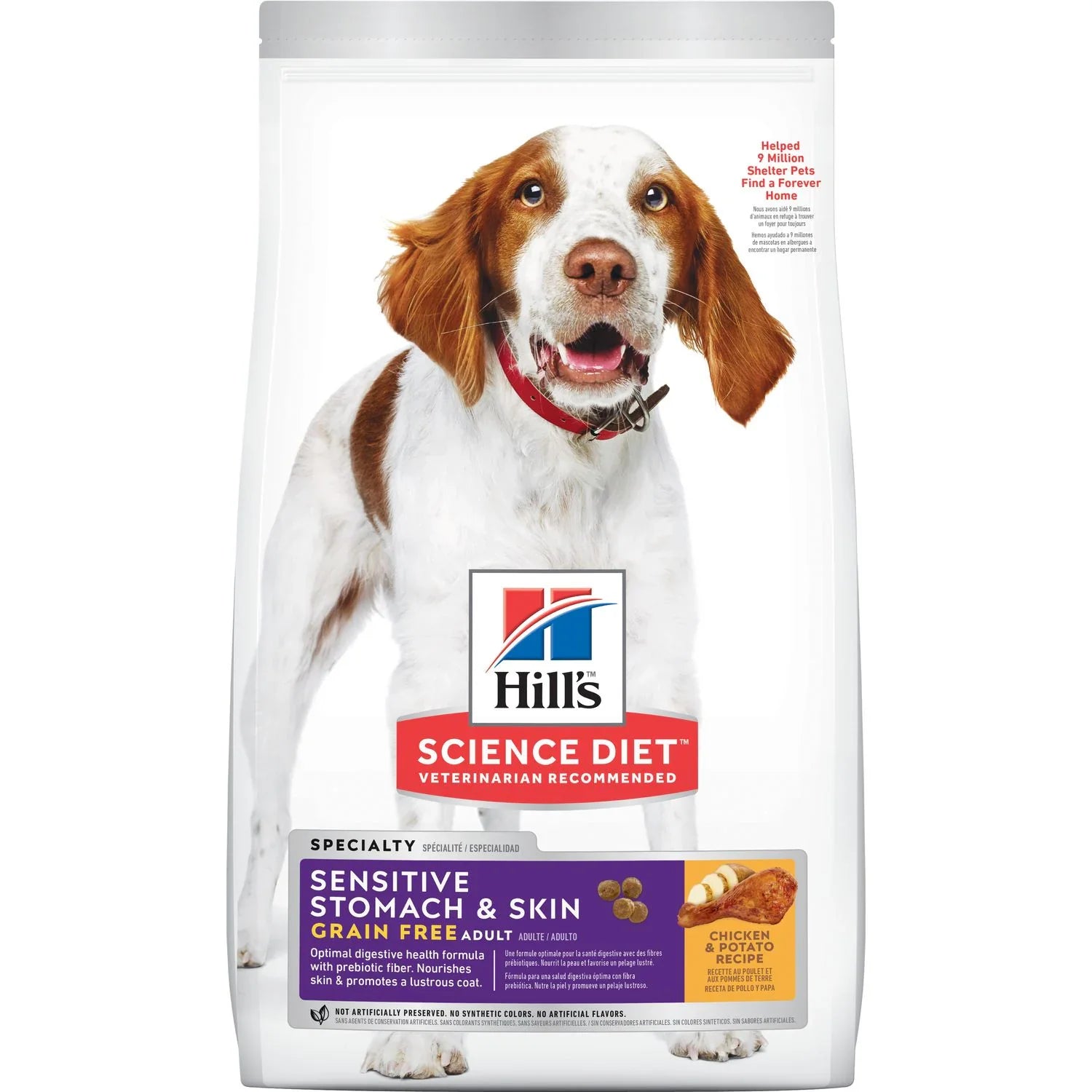 Hill's Science Diet Adult Sensitive Stomach & Skin Grain Free Chicken & Potato Recipe Dry Dog Food (24 lb)