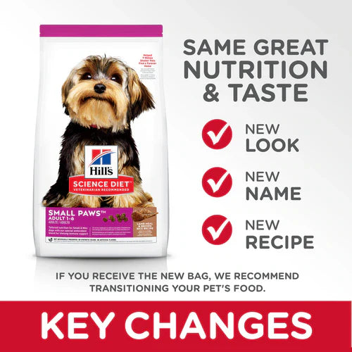 Hill's Science Diet Adult Small & Mini Lamb Meal & Brown Rice Recipe Dry Dog Food, 4.5 lb bag
