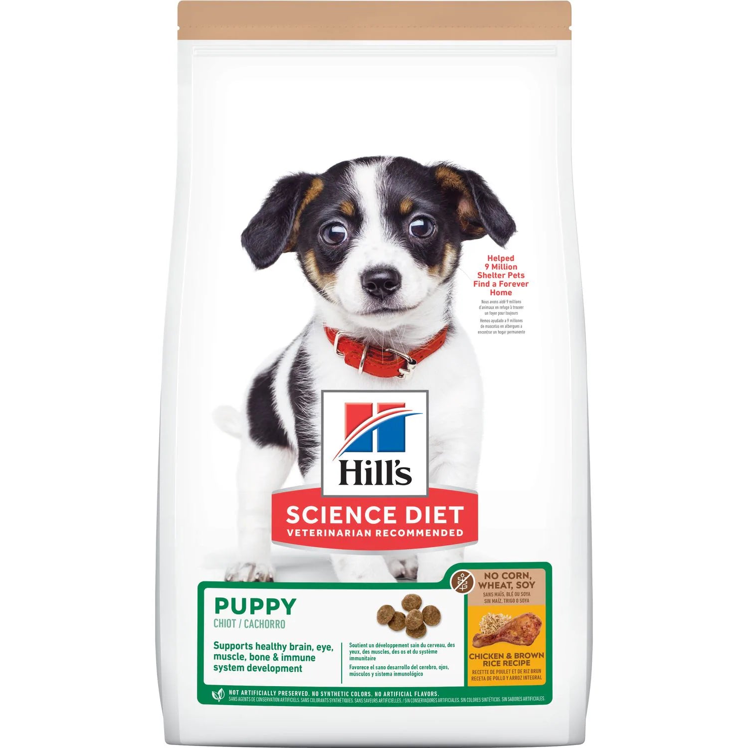 Hill's Science Diet Puppy Chicken Recipe with No Corn, Wheat or Soy Dry Dog Food