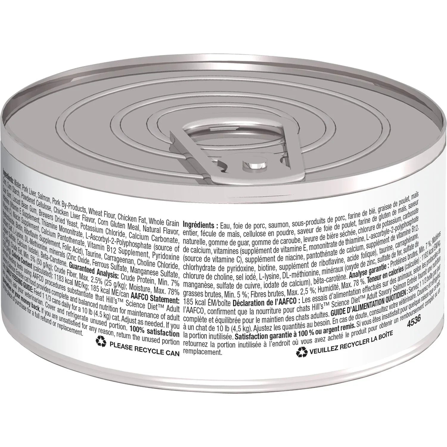 Hill's Science Diet Adult Savory Salmon Entrée Canned Cat Food (5.5 oz x 24 cans)