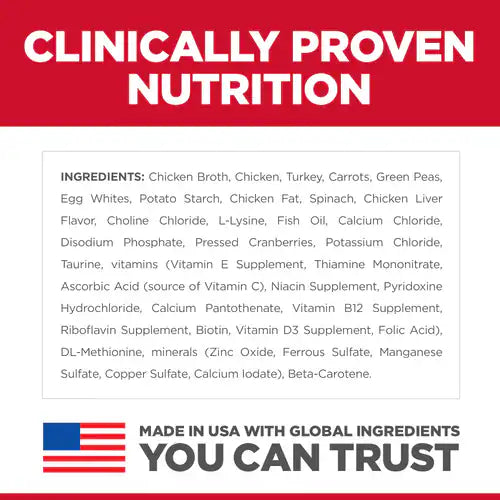 Hill's Science Diet Sensitive Stomach & Skin Canned Cat Food, Chicken & Vegetable Entrée (2.9 oz x 24 cans)