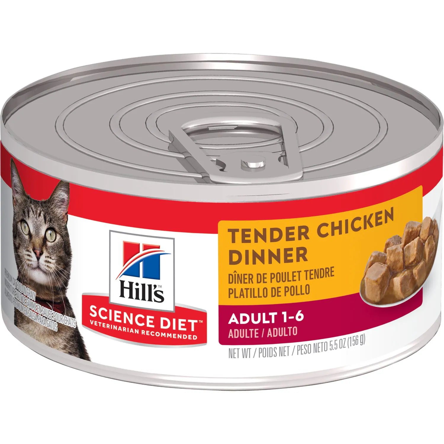 Hill's Science Diet Adult Tender Chicken Dinner Canned Cat Food (5.5 oz x 24 cans)