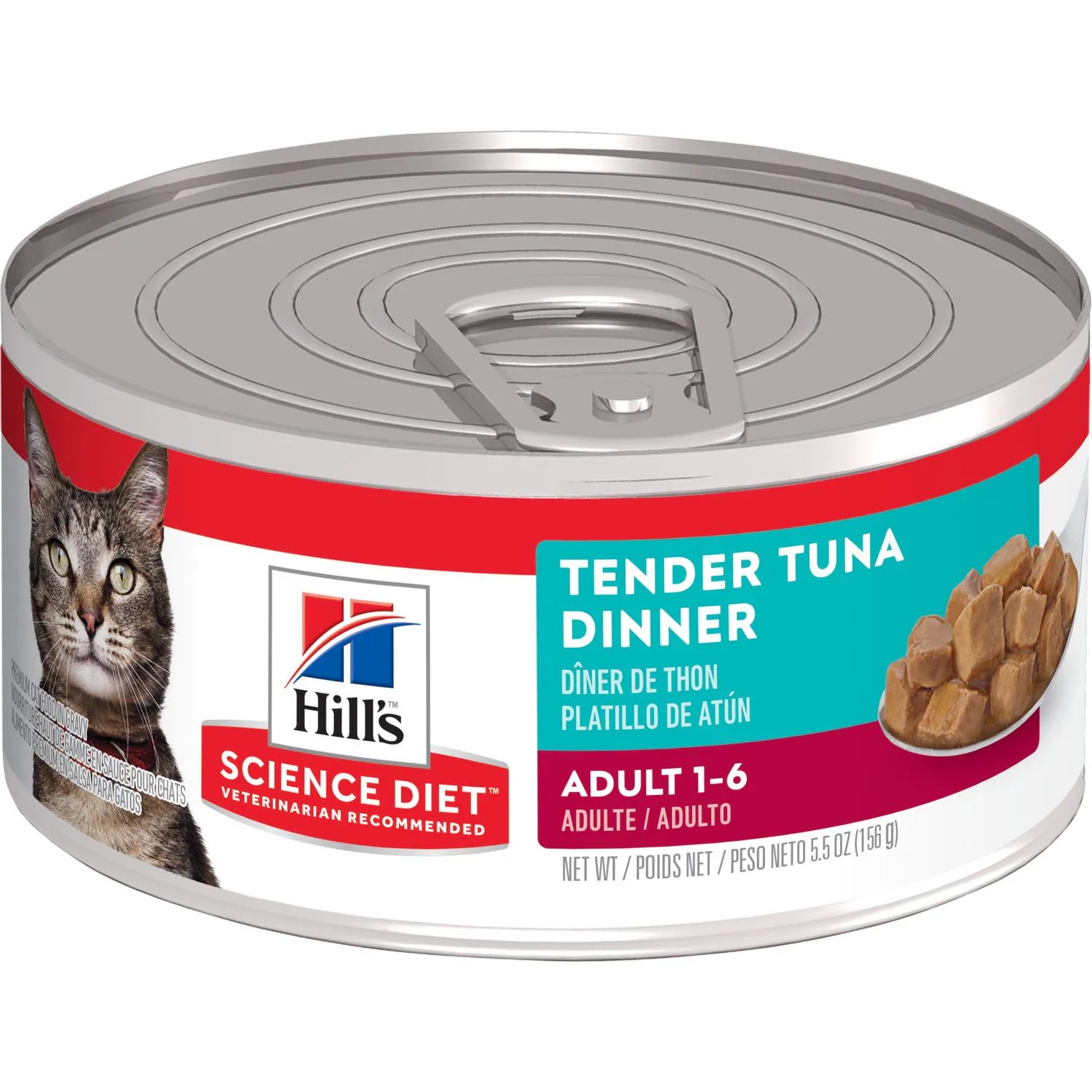 Hill's Science Diet Adult Tender Tuna Dinner Canned Cat Food (5.5 oz x 24 cans)